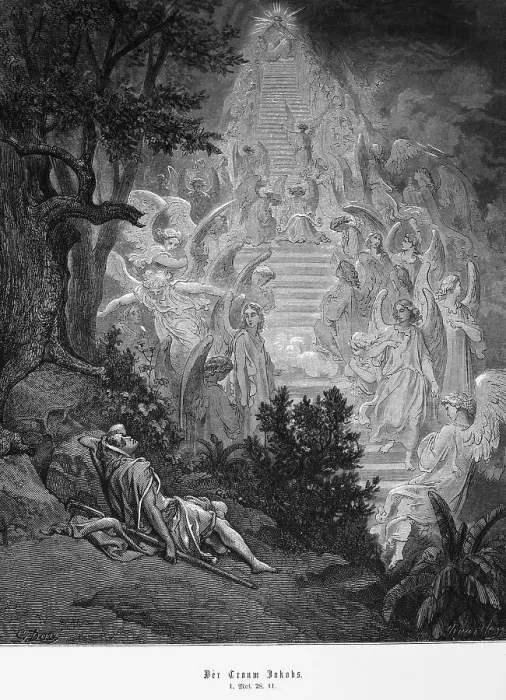 Framed Print : Bible, dream of Jacob, Genesis