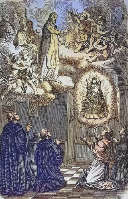 Framed Print : Biblical History, The Consecration of the Angels in Einsiedeln Framed Print : Biblical History, The Consecration of the Angels in Einsiedeln