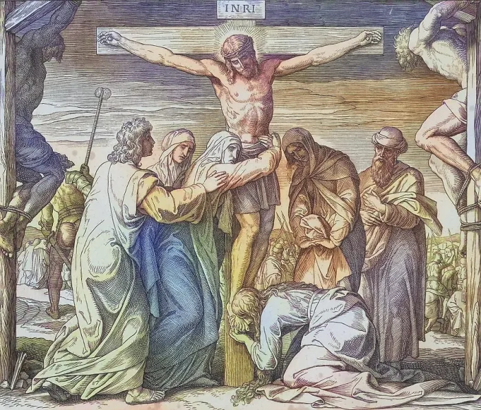 Framed Print : Biblical History, The Crucifixion of Christ