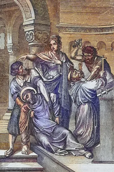 Framed Print : Biblical History, Martyrdom of St