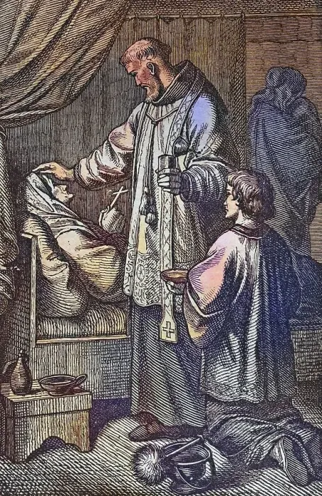 Framed Print : Biblical History, The Last Rites