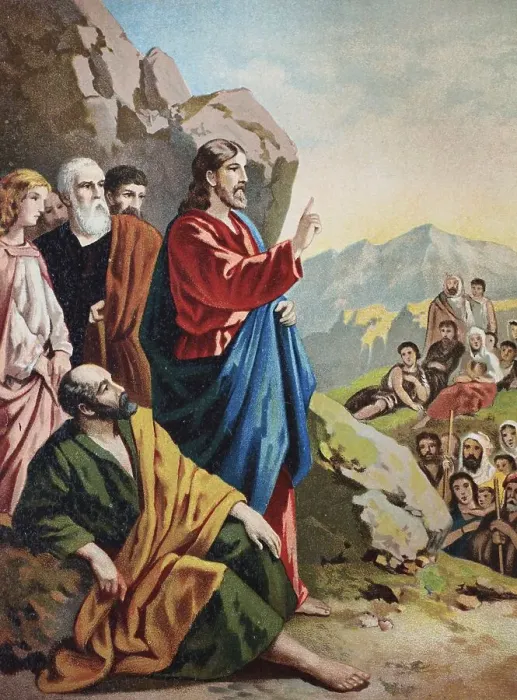 Framed Print : Biblical history, The Sermon on the Mount