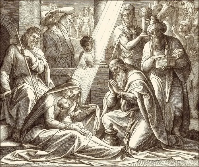 Framed Print : The biblical Magi, by Julius Schnorr von Carolsfeld