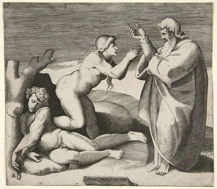 Framed Print : Biblical Story, Creation of Eve Framed Print : Biblical Story, Creation of Eve