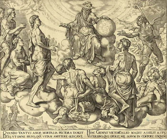 Framed Print : Biblical story of Job