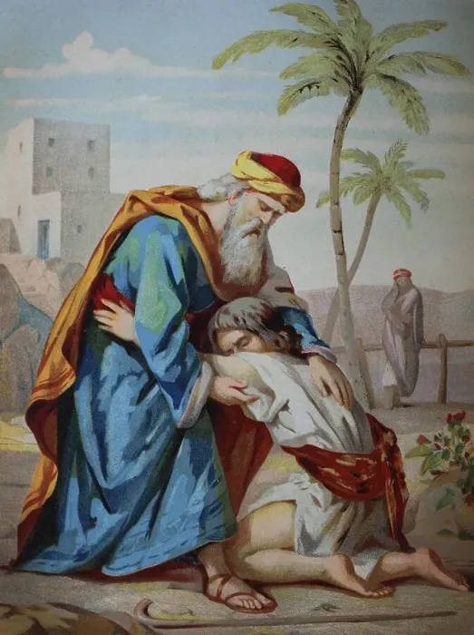 Framed Print : Biblical story, The Prodigal Son Framed Print : Biblical story, The Prodigal Son