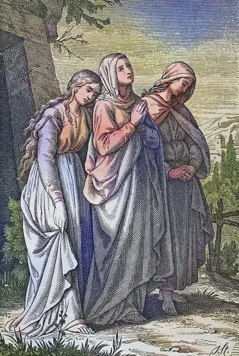 Framed Print : Biblical Story, Return from the Lords Grave Framed Print : Biblical Story, Return from the Lords Grave