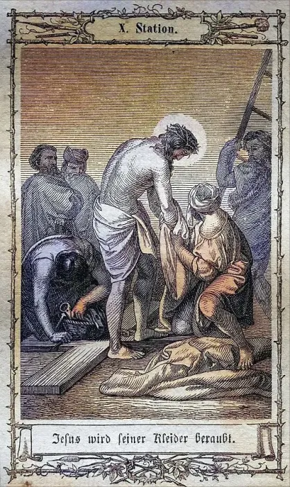 Framed Print : Biblical story, Stations of the Cross