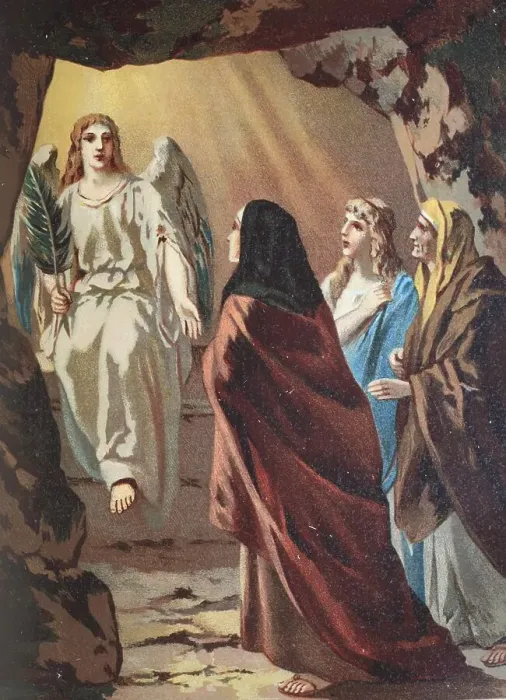 Framed Print : Biblical Story, The Women at the Tomb of Christ