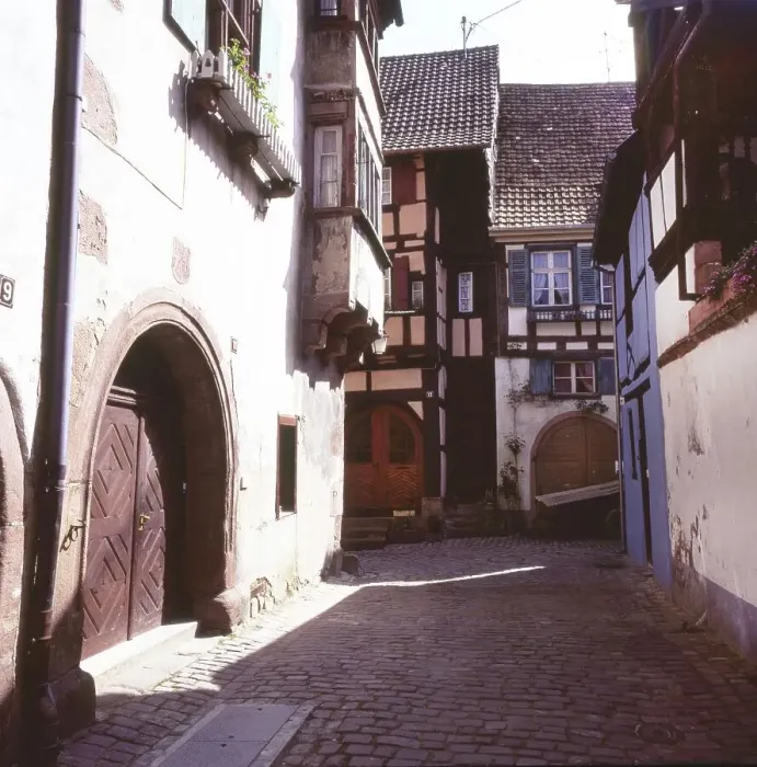 Framed Print : A bicycle tour through the Alsace