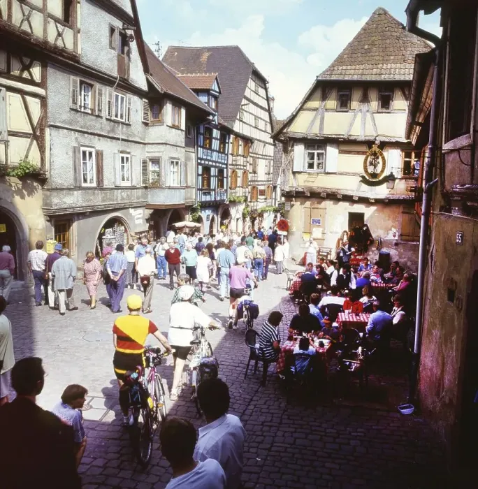 Framed Print : A bicycle tour through the Alsace Framed Print : A bicycle tour through the Alsace