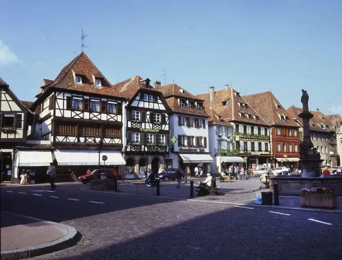 Framed Print : A bicycle tour through the Alsace
