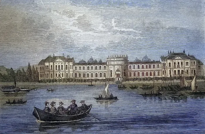 Framed Print : Biebrich Castle was the baroque residence of the princes