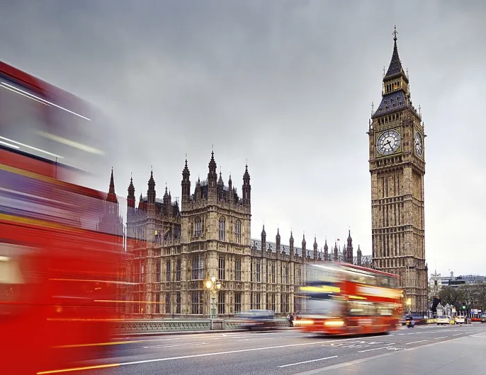Framed Print : Big Ben and the Houses of Parliament from Westminster Bridge
