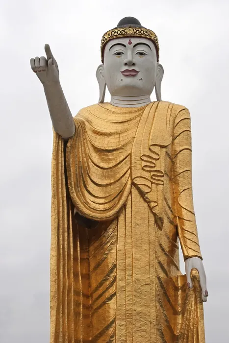 Framed Print : Big Buddha Statue, Kyaing Tong