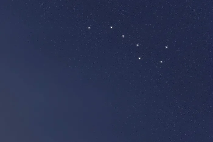 Framed Print : Big Dipper, Ursa Major star constellation