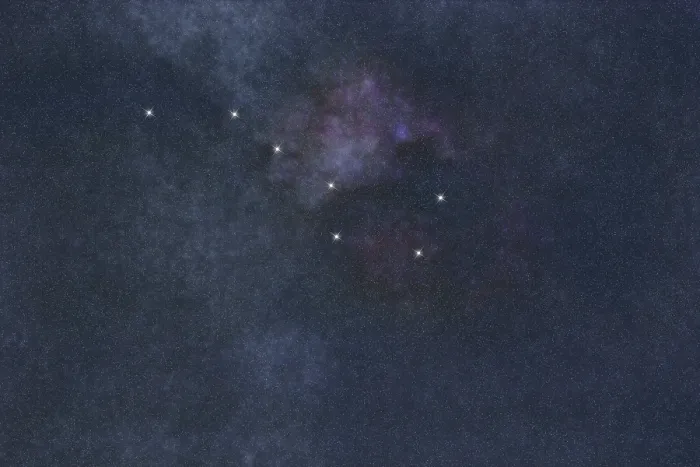 Framed Print : Big Dipper, Ursa Major star constellation