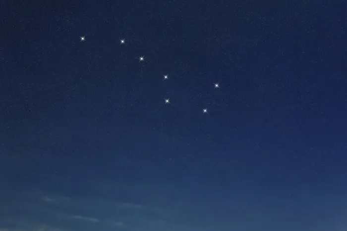 Framed Print : Big Dipper, Ursa Major star constellation