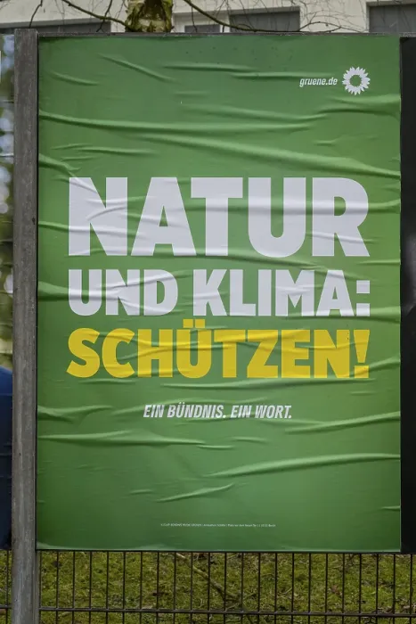 Framed Print : Billboard with election poster