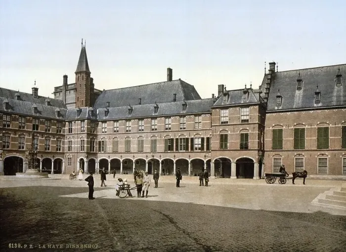 Framed Print : Binnenhof, Innerer Hof, Hof van Holland
