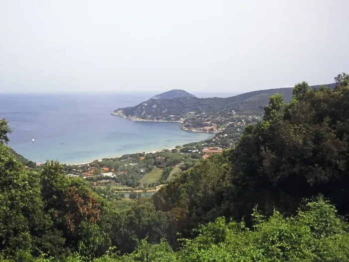 Framed Print : Biodola Bay, Elba Island, Italy, 1999, Europe