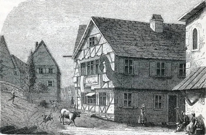 Framed Print : Birthplace of Friedrich Schiller in Marbach Framed Print : Birthplace of Friedrich Schiller in Marbach