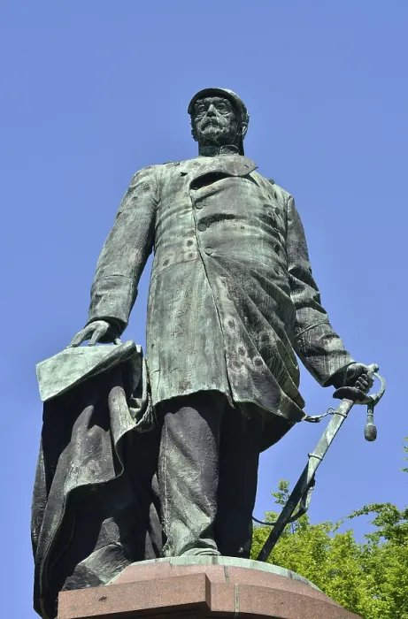 Framed Print : Bismarck Monument, GroBer Stern