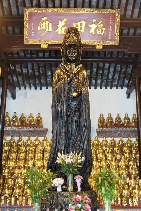 Framed Print : Black female Buddha of compassion Framed Print : Black female Buddha of compassion