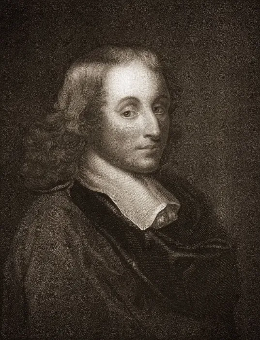 Framed Print : Blaise Pascal, 1623-1662, a French mathematician