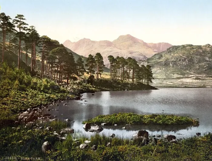 Framed Print : Blea Tarn, mountain lake in the Lake District Framed Print : Blea Tarn, mountain lake in the Lake District