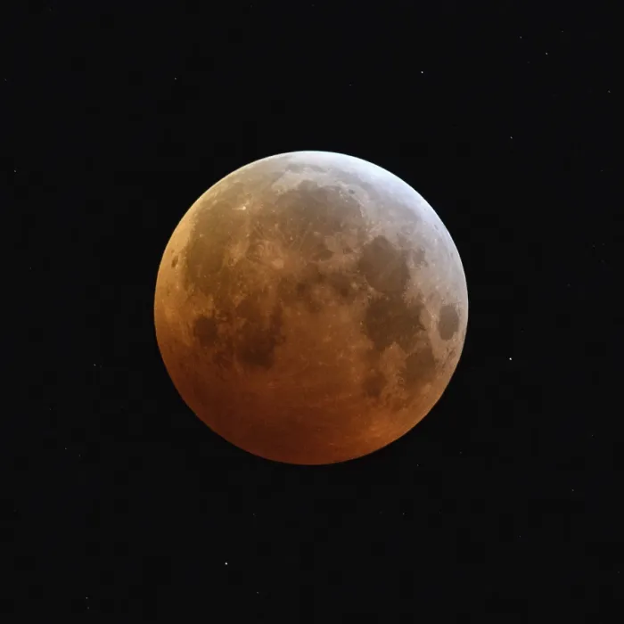 Framed Print : Blood moon (lunar eclipse), red-orange moon on 21 January 2019 Framed Print : Blood moon (lunar eclipse), red-orange moon on 21 January 2019