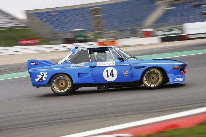 Framed Print : BMW 3.0 CSL, built in 1973, Oldtimer Grand Prix Nurburgring 2010 race