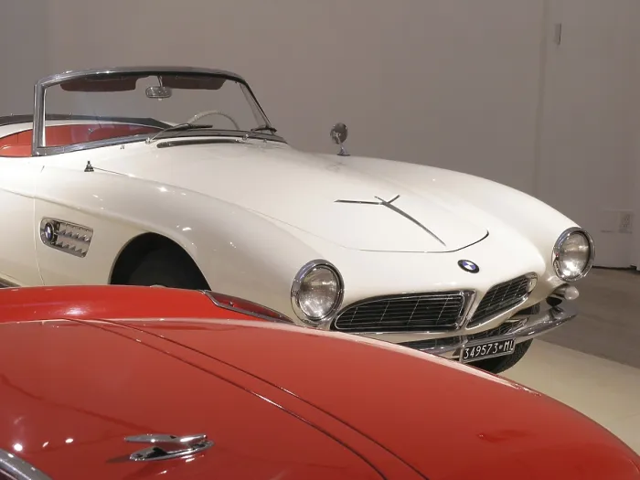 Framed Print : BMW 507, Mitomacchina exhibition