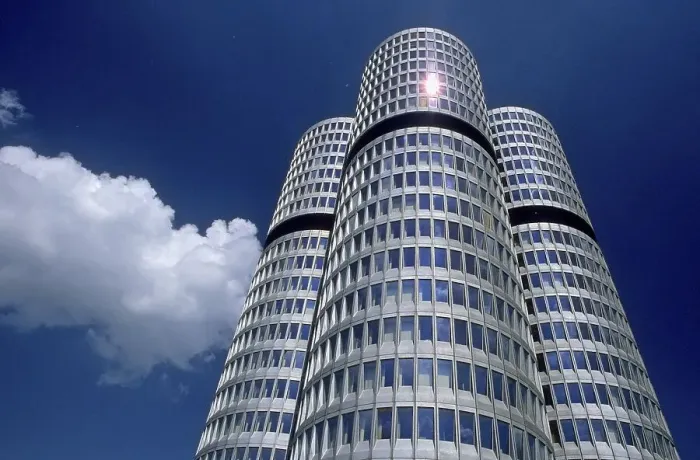 Framed Print : BMW, BMW Headquarters, Bayerische Motorenwerke AG