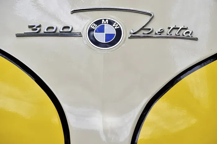 Framed Print : Detail BMW Isetta 300