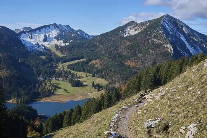 Framed Print : Bodenschneid and Brecherspitze