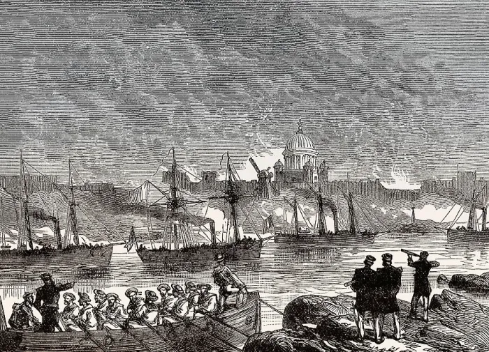 Framed Print : Bombardment of Sweaborg, Battle of Viapori