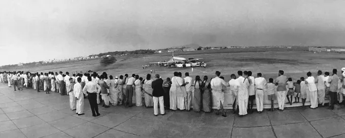 Framed Print : Bombay Airport, Mumbai, Maharashtra, India, Asia, 1962, Asia