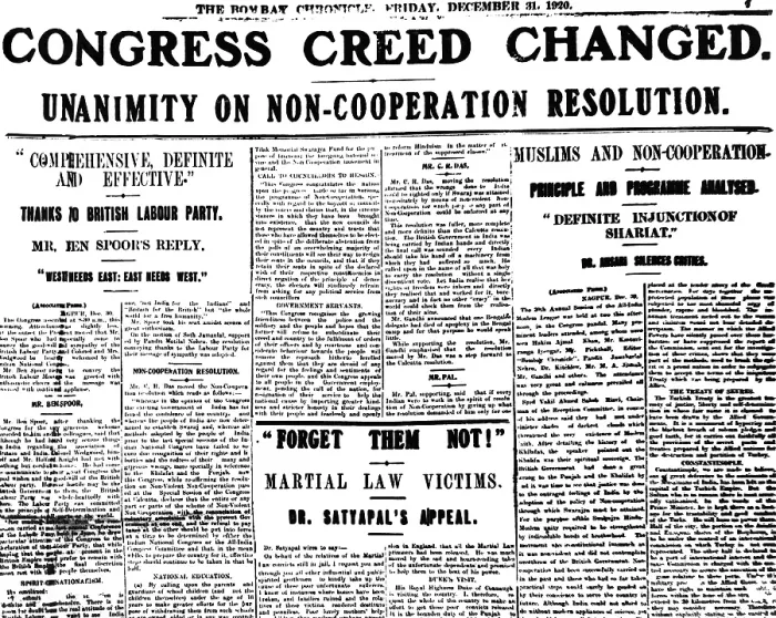 Framed Print : The Bombay Chronicle, December 31, 1920 Framed Print : The Bombay Chronicle, December 31, 1920