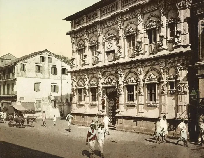 Framed Print : Bombay, Mumbai. Hindoo-temple in the Kalkadevi Road Framed Print : Bombay, Mumbai. Hindoo-temple in the Kalkadevi Road