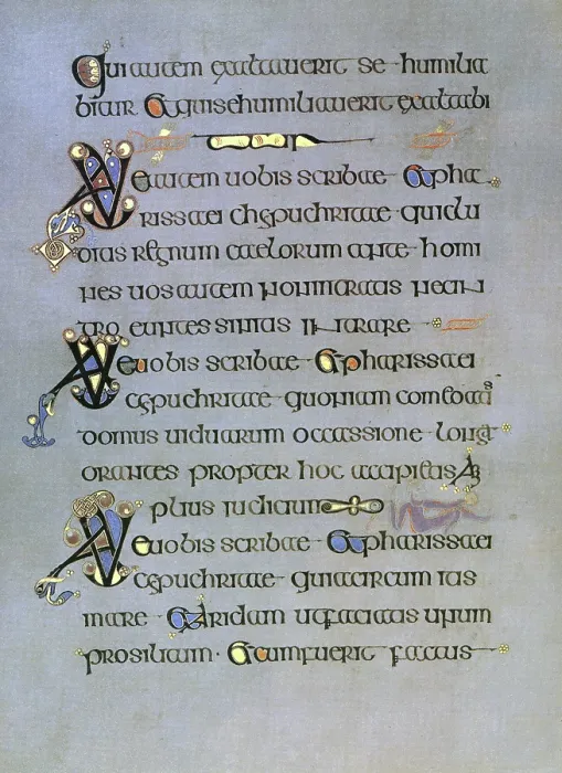 Framed Print : The Book of Kells (Irish: Leabhar Cheanannais) (Dublin)
