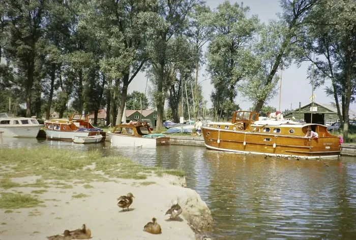Framed Print : Boote in Hickling, Hickling Broad, Norfolk Broads, Norfolk, England, UK 1969