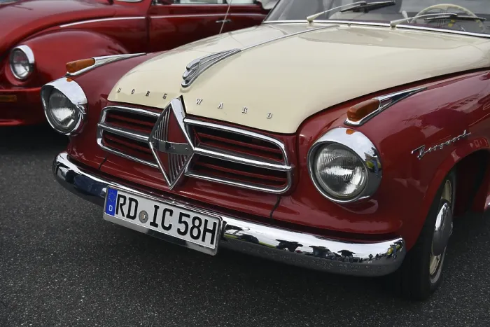 Framed Print : Borgward Isabella at classic car meeting in Busum Framed Print : Borgward Isabella at classic car meeting in Busum