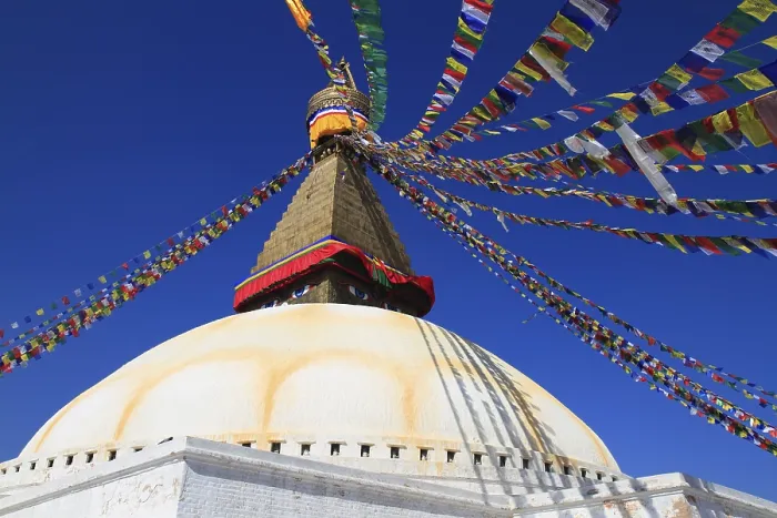 Framed Print : Boudhanath is a buddhist stupa in Kathmandu