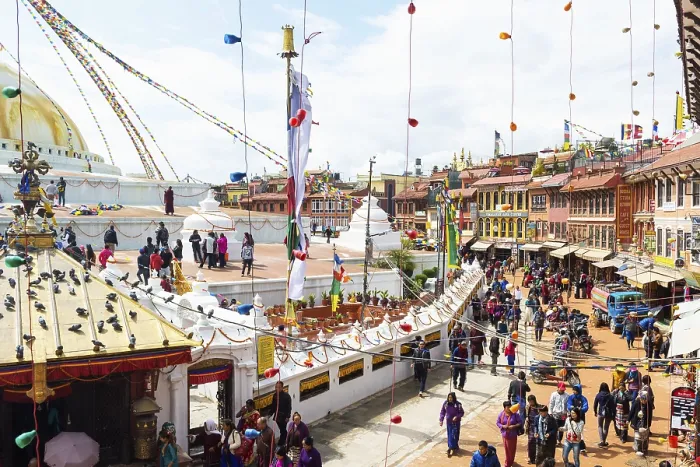 Framed Print : Boudhanath-Stupa, Kathmandu Framed Print : Boudhanath-Stupa, Kathmandu