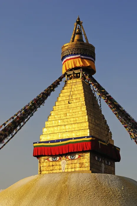 Framed Print : Boudhanath Stupa, Kathmandu, Kathmandu Valley