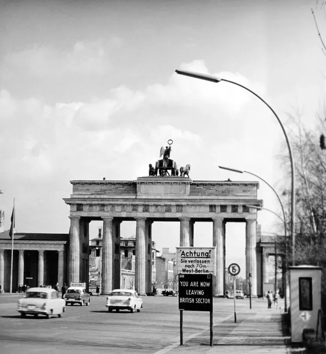 Framed Print : Brandenburg Gate, 1950s, ca. 1959