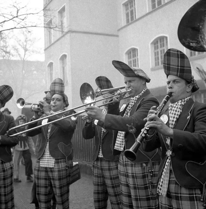 Framed Print : Brass band in uniform clothes, carnival Framed Print : Brass band in uniform clothes, carnival
