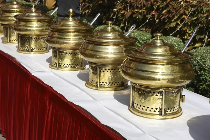 Framed Print : Brass vessels India