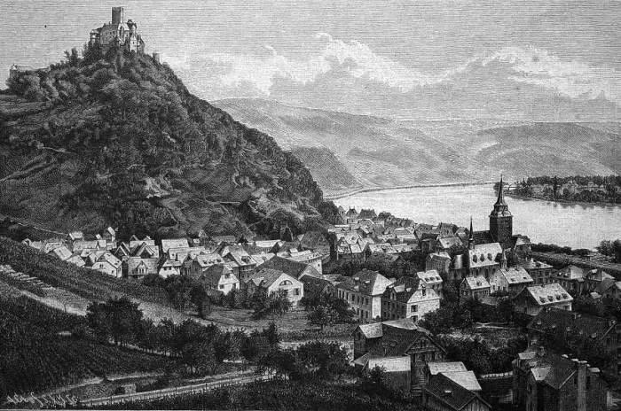 Framed Print : Braubach am Rhein, Rhineland-Palatinate Framed Print : Braubach am Rhein, Rhineland-Palatinate